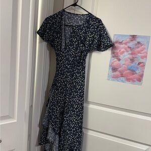 Floral Navy Dress